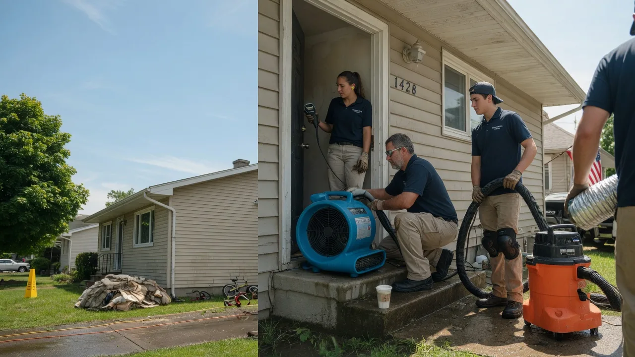 Water Damage Restoration in Bluffton, OH near me